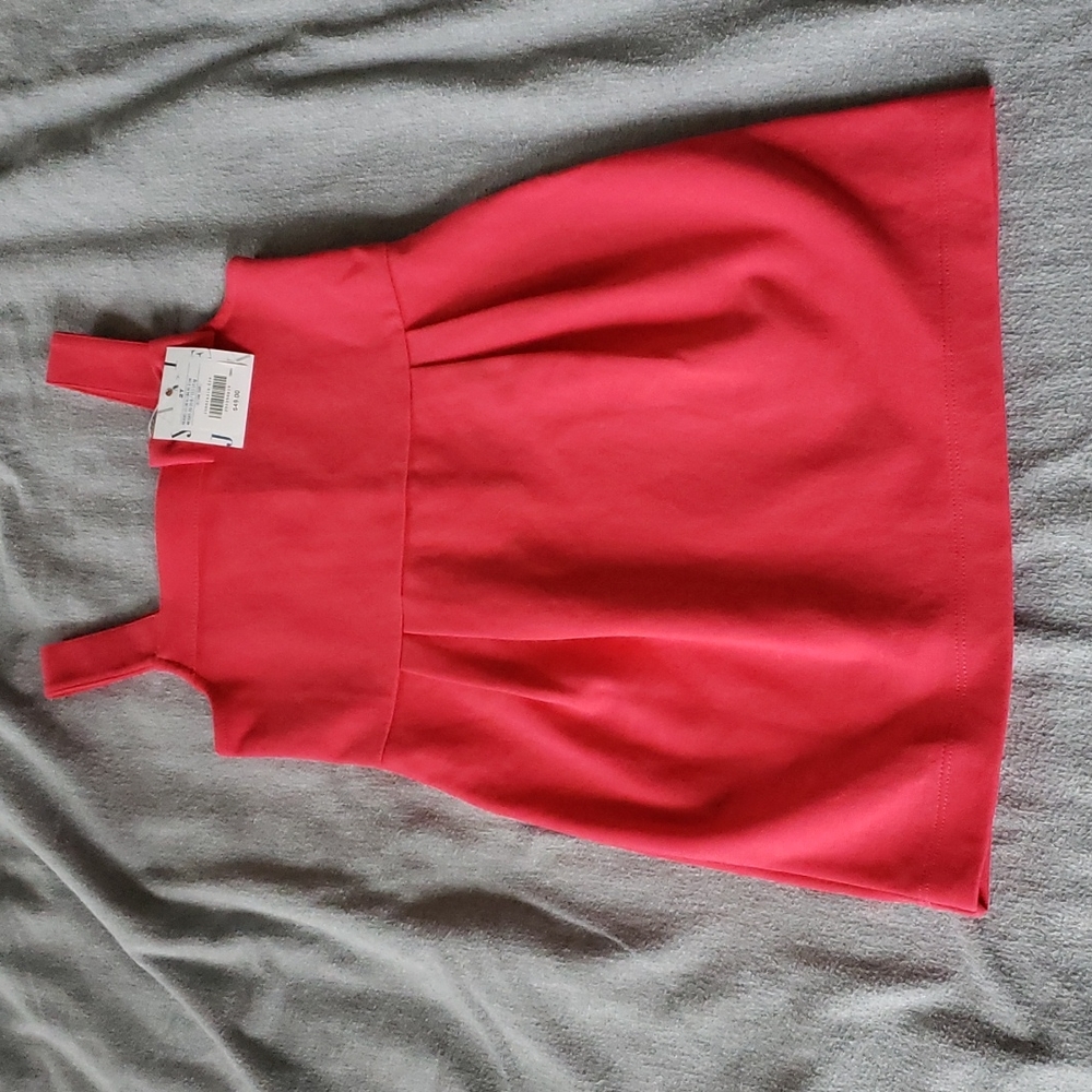 Janie and Jack hot pink dress